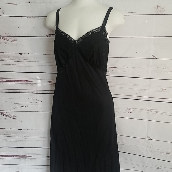 Lorraine Lingerie Full Slip Gown 38 lace trim - Picture 1 of 8